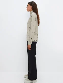 8848 Star W Sweat - Lt Beige