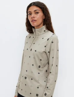 8848 Star W Sweat - Lt Beige