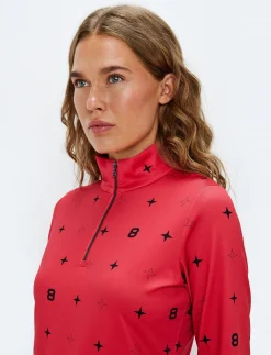 8848 Star W Sweat - Poinsetta Red