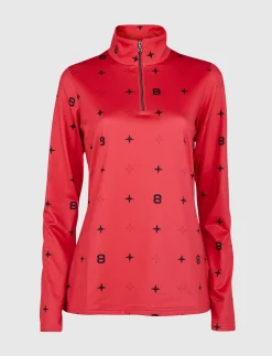 8848 Star W Sweat - Poinsetta Red