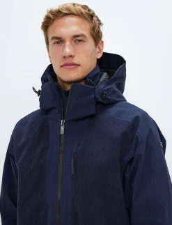 Andrew Cord Ski Jacket - Navy