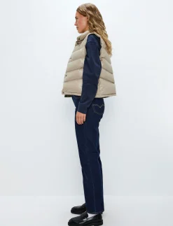 Bella W Down Vest - Lt Beige