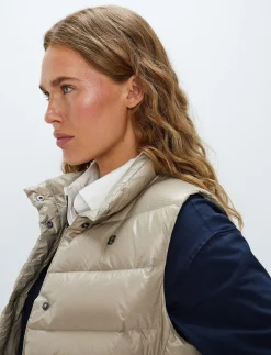 Bella W Down Vest - Lt Beige