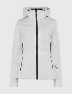 Clarice W Cord Ski Jacket - Winter White