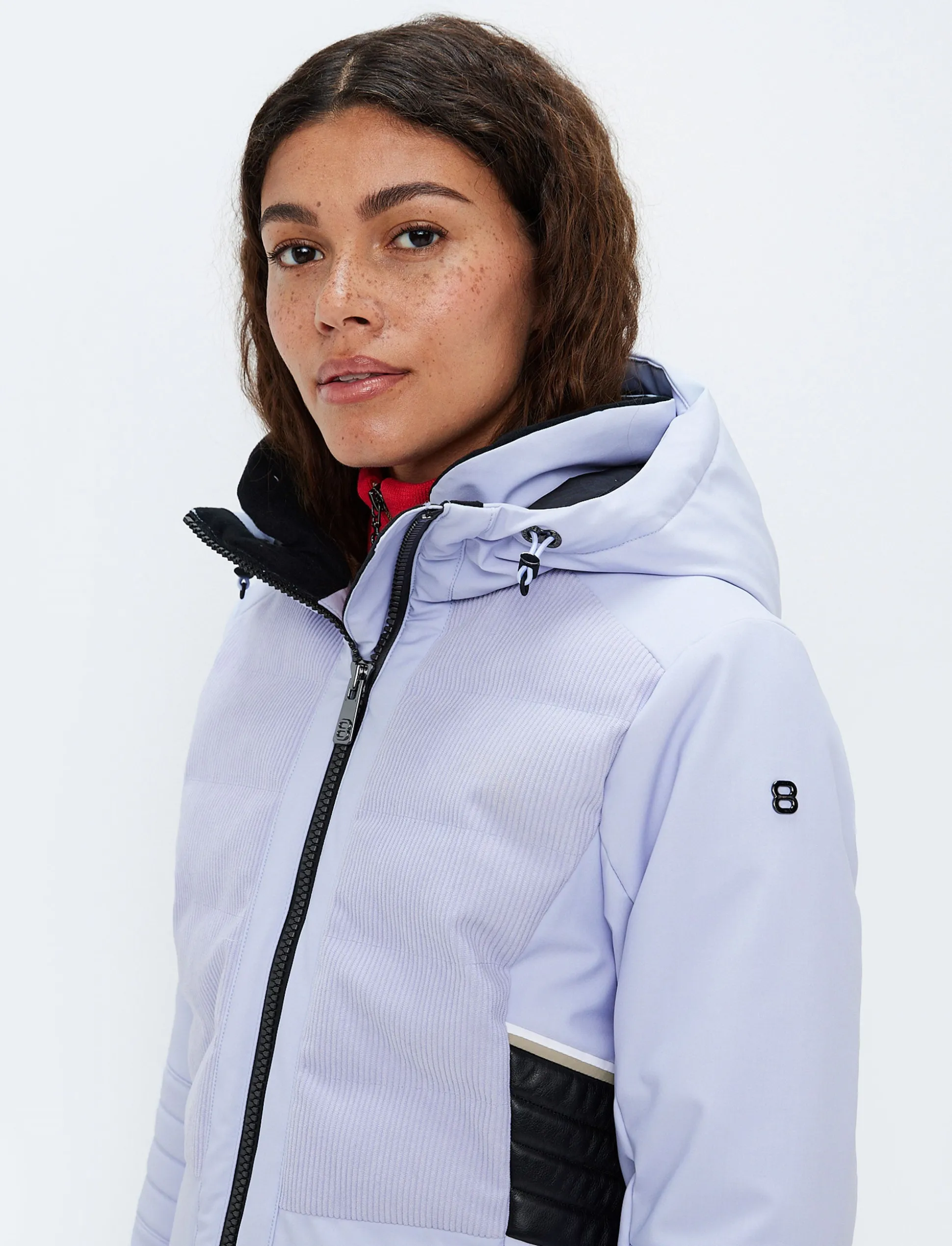 Clarice W Cord Ski Jacket - Icelandic Blue