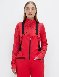 Daniella 2.0 W Bib Pant - Poinsetta Red