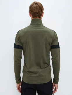 Dino 1/2 Zip Sweat - Army Green