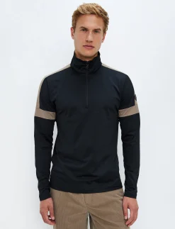 Dino 1/2 Zip Sweat - Black