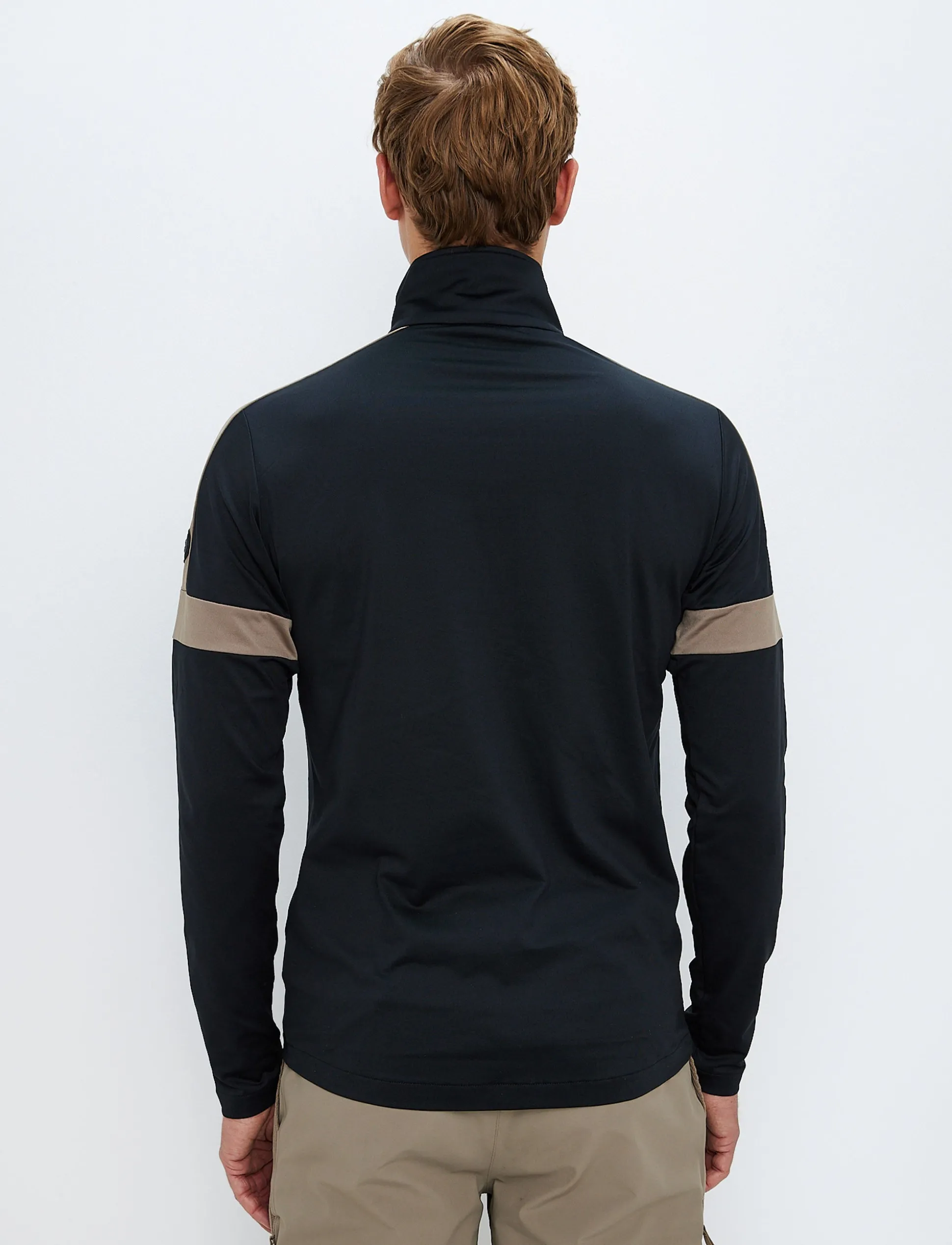 Dino 1/2 Zip Sweat - Black