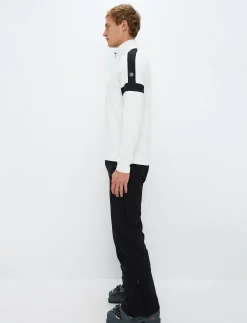 Dino 1/2 Zip Sweat - Blanc