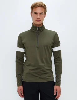 Dino 1/2 Zip Sweat - Royal Green
