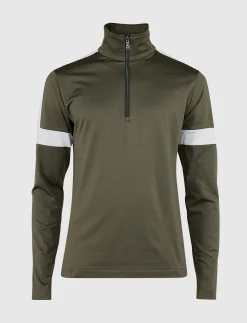 Dino 1/2 Zip Sweat - Royal Green