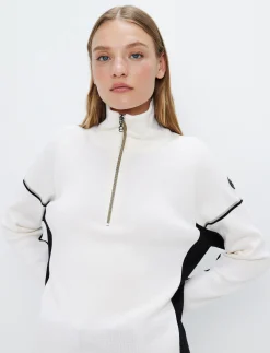 Ember W Merino Sweat - Blanc