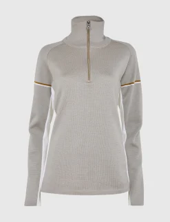 Ember W Merino Sweat - Lt Beige