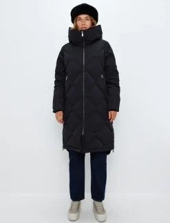 Gwen W Down Coat - Black