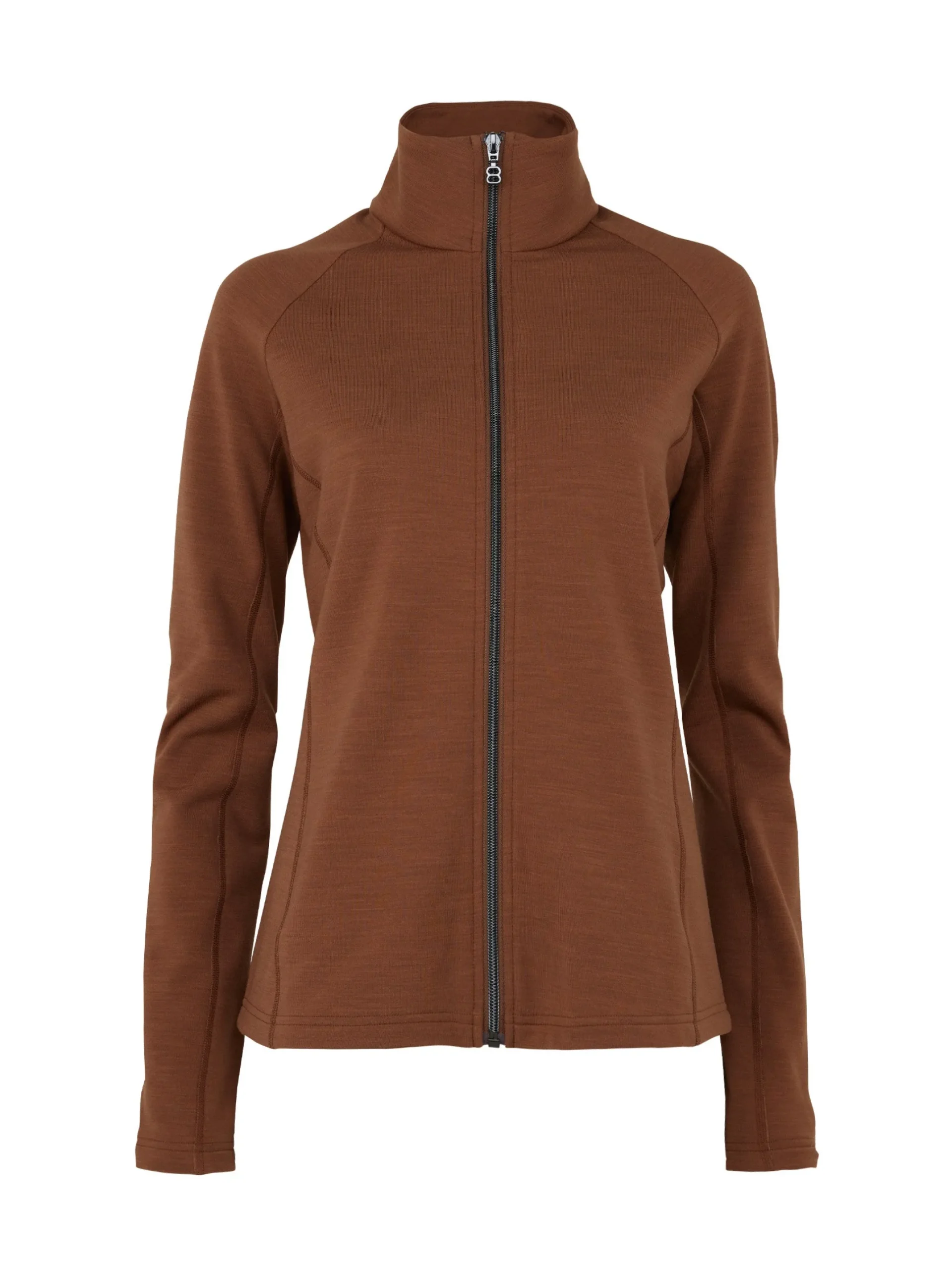 Hallie W Wool Sweat - Cashmere Brown