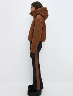 Hildi W Ski Puffer - Cashmere Brown