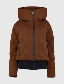 Hildi W Ski Puffer - Cashmere Brown