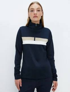 Lexie W Sweat - Navy/Lt Beige