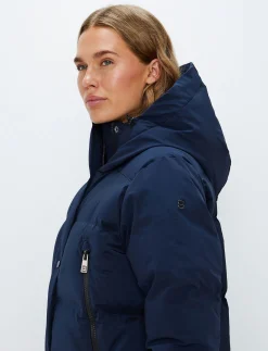 Lilly W Down Coat - Navy