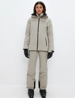 Lyla W Ski Jacket - Lt Beige