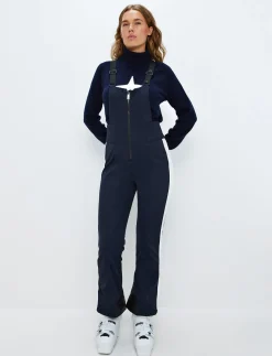 Maya W Bib Pant - Navy/Blanc