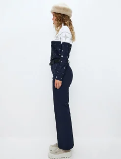 Mira Flare Ski Pant - Navy