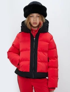 Moon Jr Ski Jacket - Poinsetta Red