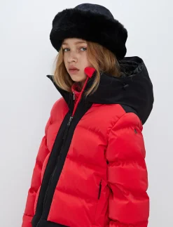 Moon Jr Ski Jacket - Poinsetta Red