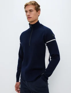 Moritz Merino Sweat - Navy