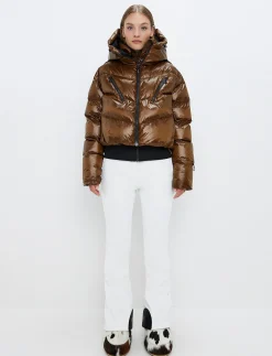 Noelle W Ski Jacket - Cashmere Brown