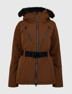 Perla W Ski Jacket - Cashmere Brown