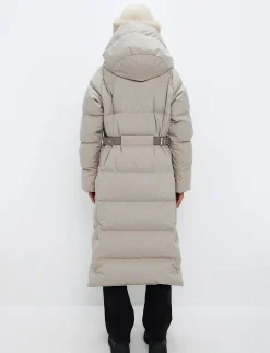 Ruth W Down Coat - Lt Beige