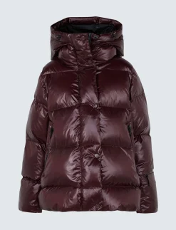 Saga Jr Ski Jacket - Dk Burgundy