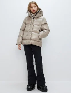 Saga Jr Ski Jacket - Lt Beige