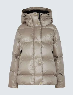 Saga Jr Ski Jacket - Lt Beige