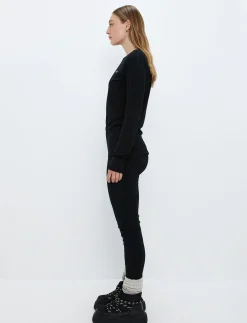 Sami W Wool l/s - Black