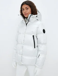 Sarah W Ski Down Jacket - Blanc