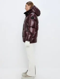 Sarah W Ski Down Jacket - Dk Burgundy