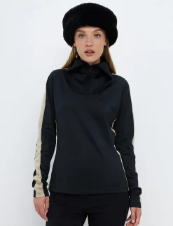Vanessa W 1/2 Zip Sweat - Black