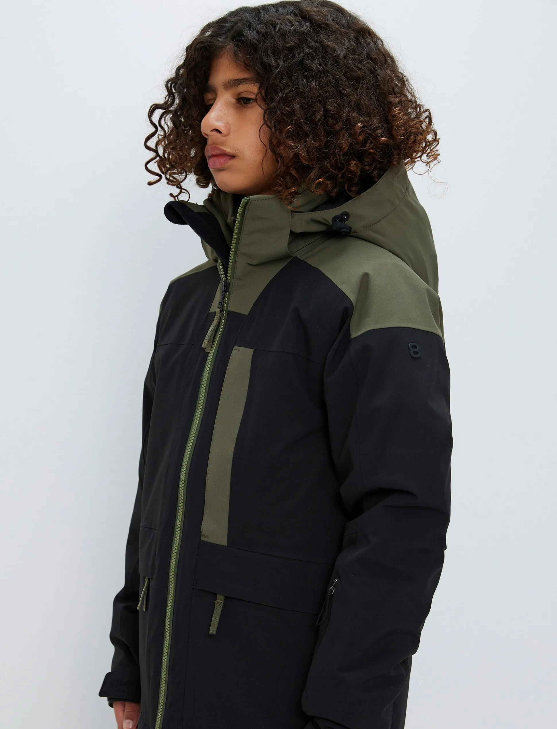 Waylen Jr Ski Jacket - Black